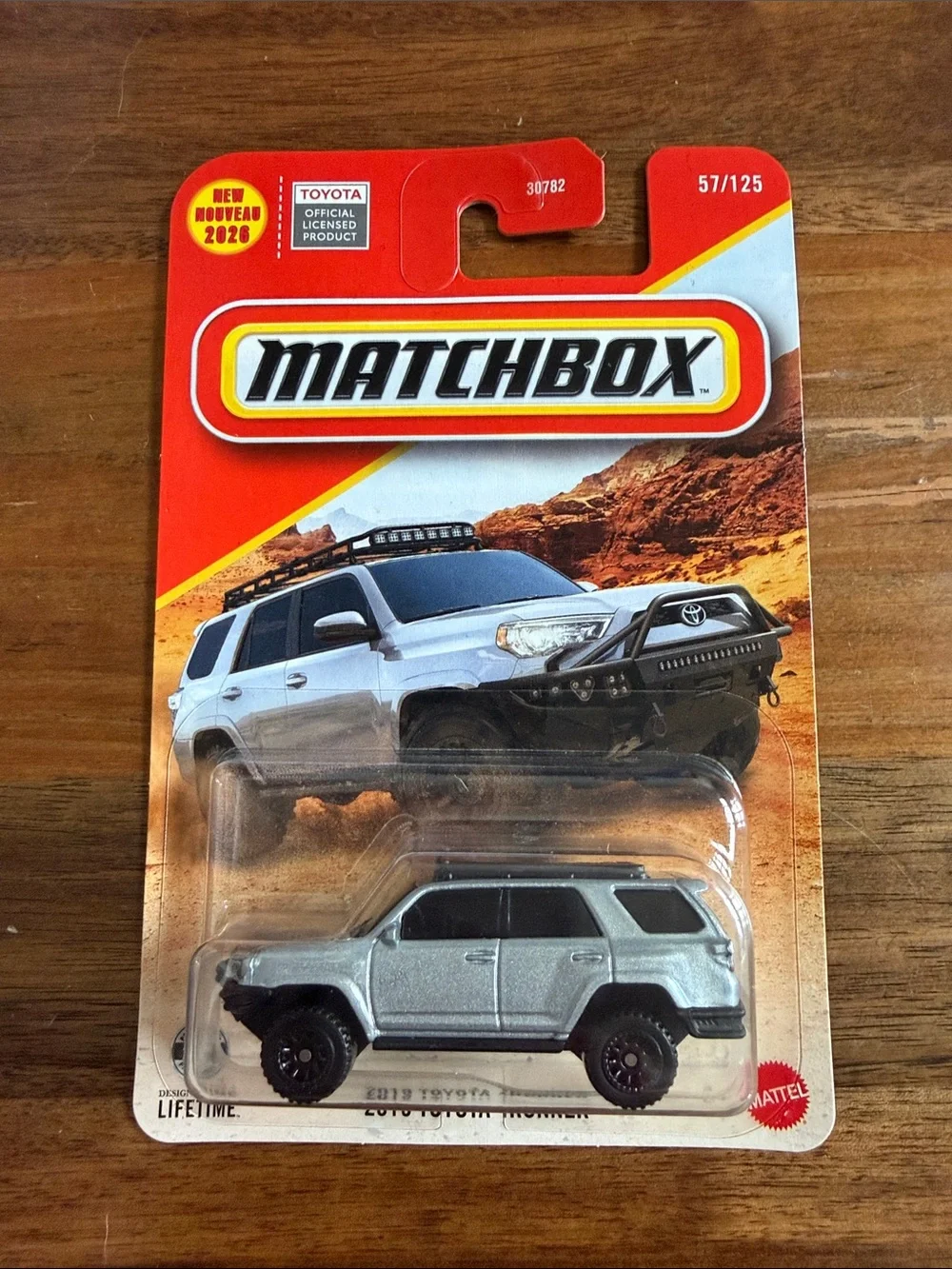 Matchbox Toyota 4Runner Kids Toy Car - Silver